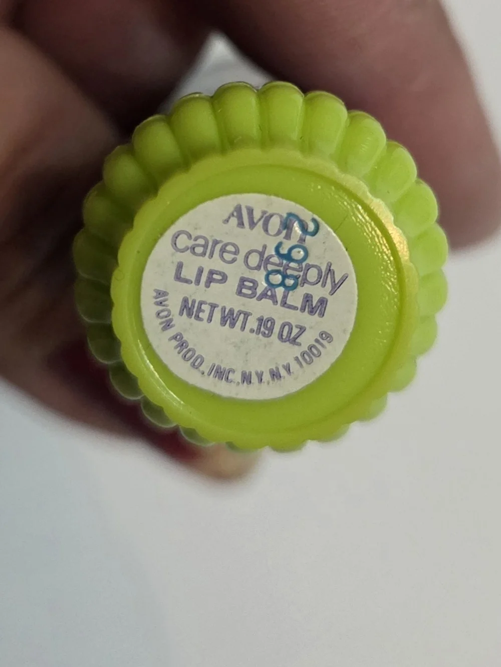 Vintage Avon Caterpillar Balm Holder Glow In The Dark